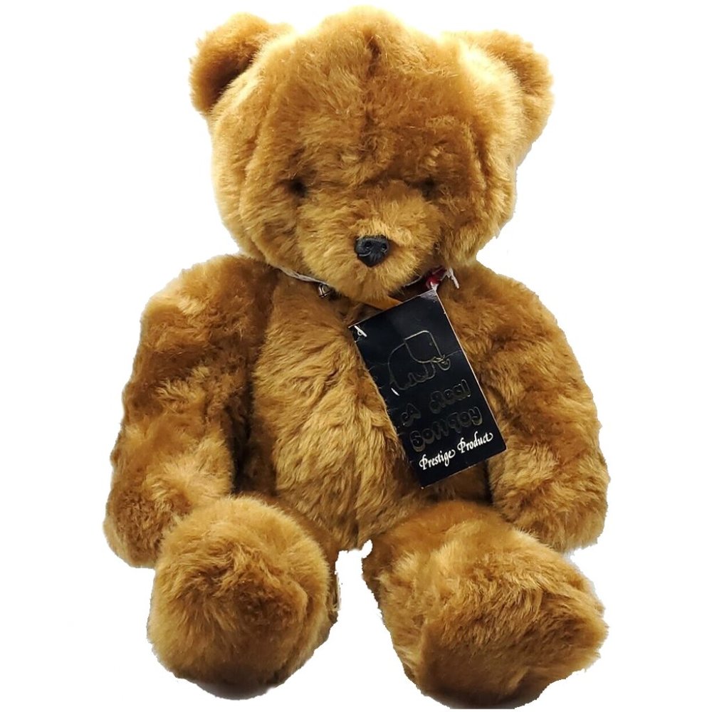 Teddy Bear Watford England Velvet Collar w Bell 25" Real Soft Toy New Tags Plus